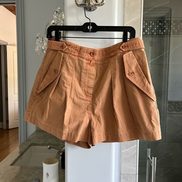 ULLA JOHNSON Riley Pleated Shorts - Picture 4 of 12